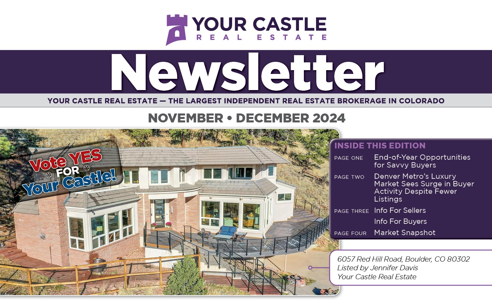 NOV – DEC 2024 NEWSLETTER